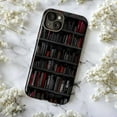 thumbnail image 6 of Dark Bookshelf Aesthetic Halloween Phone Case for iPhone 16 15 14 13 12 11 Pro Plus Mini – Gothic Book Lover Gift Phone Cover, 6 of 6