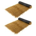 thumbnail image 6 of FRCOLOR  2 Pcs Mexican Straw Roof Simulated Thatch Mat Decorations Patio Faux Yellow, 6 of 8