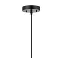 thumbnail image 5 of JONATHAN Y Luna 15.75" 1-Light Bohemian Modern Woven Rattan/Iron LED Pendant, Grey/Black, 5 of 9