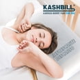 thumbnail image 2 of Almohada Kashbill Memory Foam con Gel, Hipoalergénica, Antibacterial y Termorreguladora - Frescura y Confort para un Sueño Reparador 60x40, 2 of 5