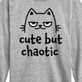 thumbnail image 3 of Cute But Chaotic  - Toddler And Youth Long Sleeve Graphic T-Shirt, 3 of 6