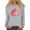 FY1-Gray, variant on VKOYWKM Long Sleeve Fall Shirts Women Thanksgiving T Shirts Pumpkin Print Loose Fit Crew Neck Thankful Grateful Blessed Tops Funny Family Party Clothes