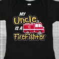 thumbnail image 4 of Inktastic My Uncle is a Firefighter with Fire Truck Boys or Girls Baby Bodysuit, 4 of 5