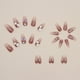 thumbnail image 4 of Uñas Postizas XWSHYW Camelia Blanca Lechosa Tridimensional con Fragmentos Brillantes de Diamante Nail Art Purple Star River 1Ml, 4 of 5