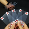 thumbnail image 2 of 5X Transparent Plastic Waterproof Poker Novelty Poker Index Playing Cards, 2 of 8