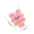 thumbnail image 3 of Wooowa Easter Bunny Shaped Kitchen Hand Towel Highly Absorbent Soft Fabric Reusable Kitchen Bathroom Easter Home Party Decor Supply, 3 of 6