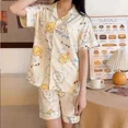 thumbnail image 6 of Cute Chiikawa 2Pcs Pajamas Suit Kawaii Summer Women Homewar Short Sleeve Pants Cartoon Sleepwear, 6 of 26