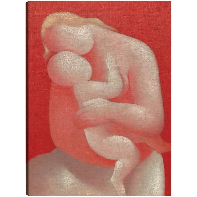 Cuadro Decorativo - Madre (Madonna rosa) (1933) Jr Impresión en canvas, estrechado.