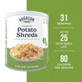 thumbnail image 2 of Dehydrated Potato Shreds Can, 31 Servings, Gluten Free Survival Food with 25 Year Shelf Life - Freeze Dried Emergency Food Supply for Camping, Prep & Everyday Meals, 2 of 8