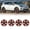 Black Lacquer & Red Lacquer（5107）, variant on 4Pcs/Set 17" Hubcaps Wheel Rims Cover Fit for 2013-2018 TOYOTA RAV4 Compatible With Steel Wheels Snap On Installation ABS+PC Material(17-Inch, Chrome)