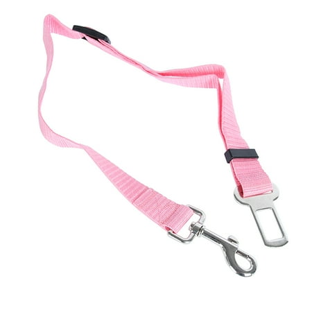 - Pet Seat Belt Harness Adjustable Car Safety Restraint Lead Travel Clip for Dog