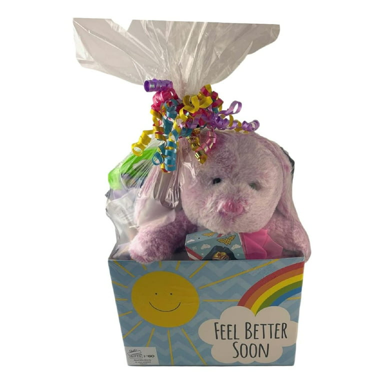 Don't Worry Be Happy Get Well Gift Set- get well soon gifts for women –  American Gifts & Baskets