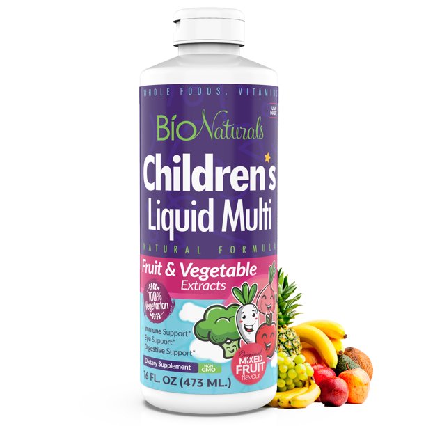 Bio Naturals Children's Liquid Multivitamin & Immune Booster Natural