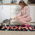 thumbnail image 4 of Christmas Kitchen Rug Set of 2 Non Slip Kitchen Mats for Floor,Home Winter Snowflake Welocme Christmas Kitchen Floor Mats for Bathroom,Room Outdoor (47x17+30x17in), 4 of 7