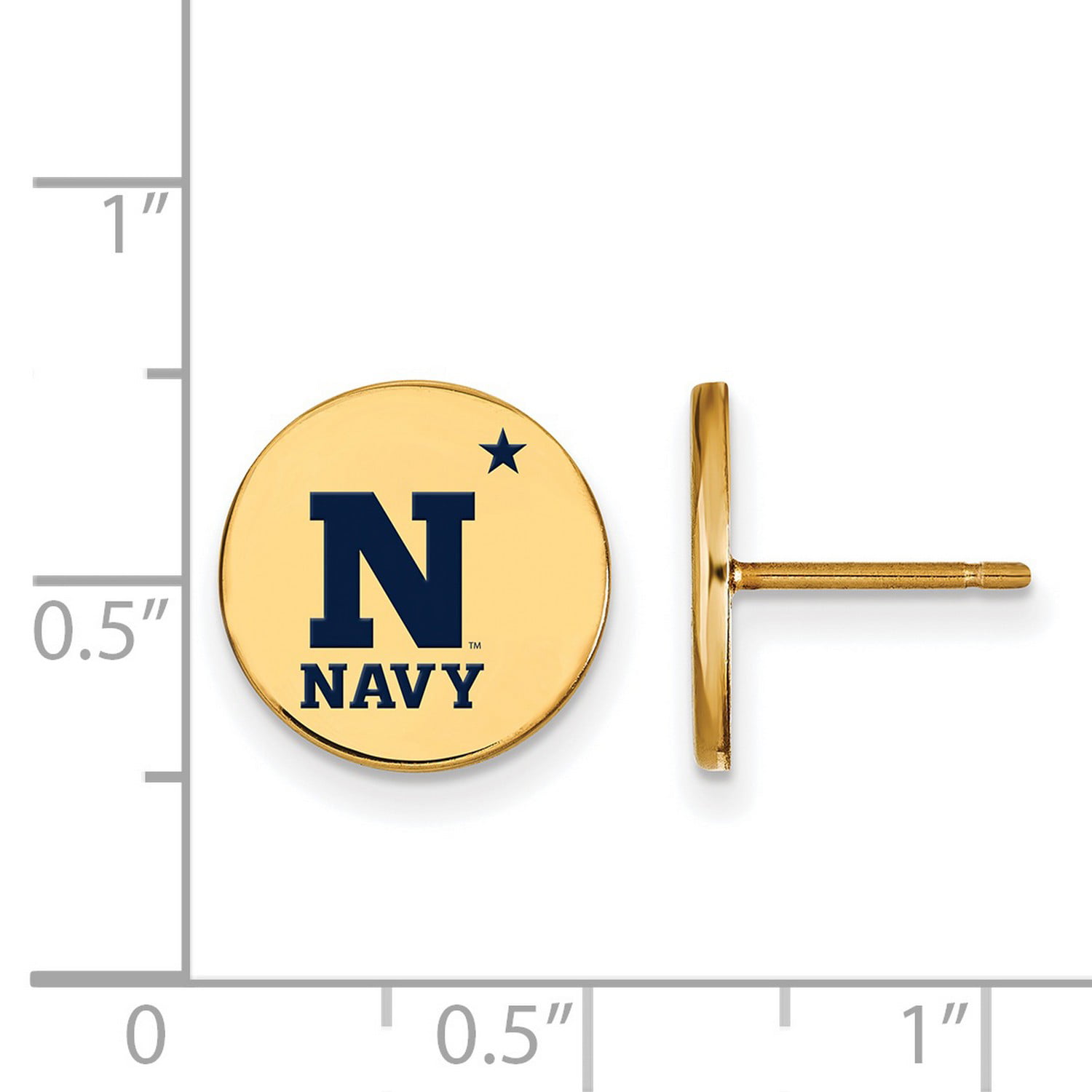 United States Naval Academy Gold Click-Action Gel pen