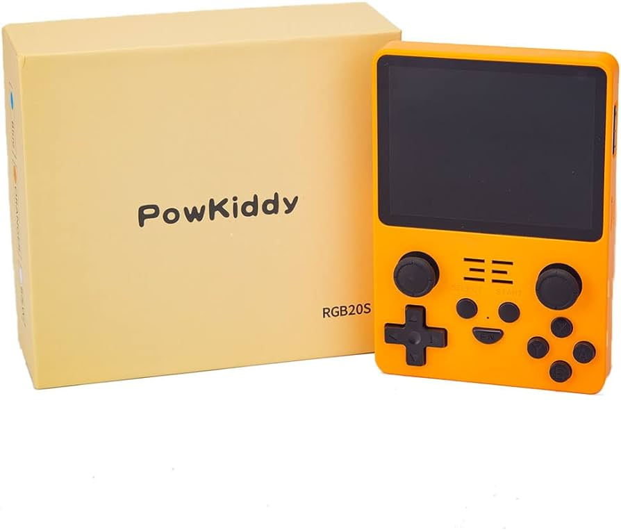 Powkiddy RGB20S – Consola Retro Portátil Con 25000 Juegos Y Pantalla IPS De 3.5 Pulgadas – Regalo Para Niños Y Adultos
