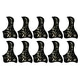 thumbnail image 1 of 10 piezas protector de púas para guitarra acústica Sincero diseño de flores y césped adhesivo plateado, 1 of 10