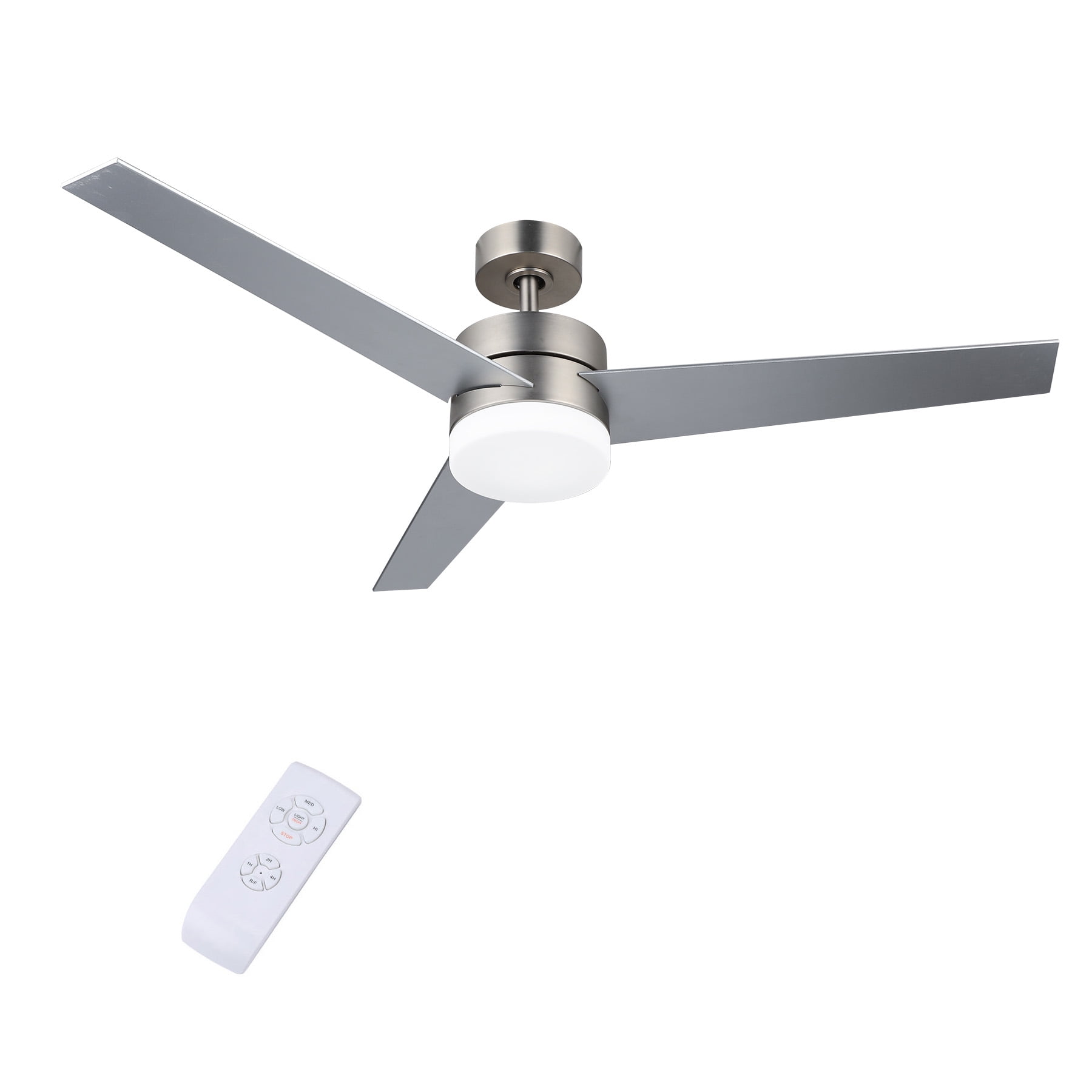 52" 56'' Indoor Ceiling Fan with LED Light Remote Control 2 3 4 5 6 Blades 