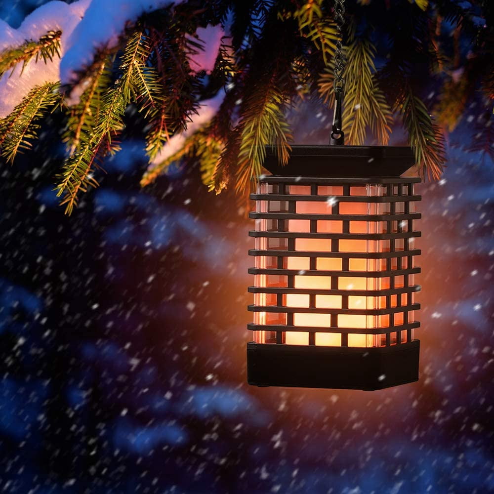 Solar Lantern Light - Solar Light Outdoor Hanging Lanterns Lights Powered Waterproof Umbrella Lanterns Path Lights for Garden Patio Yard - 2 Pack