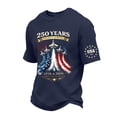 thumbnail image 2 of 250th Anniversary USA Shirt for Men American Flag Short Sleeve Patriotic Freedom Top 1776-2026, 2 of 6