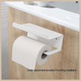 thumbnail image 5 of porte Papier Toilette, Porte-serviettes En Acier Inoxydable Pour Tlphone Portable,support Papier Rouleau Derouleur Papier Wc, Support Papier Toile, 5 of 5