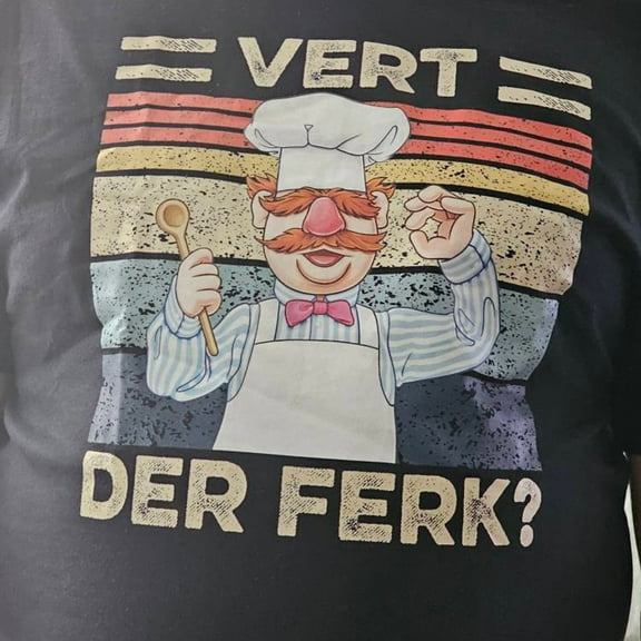 Vert Der Ferk Swedish Chef Retro Vintage T-Shirt, Vintage Vert Der Ferk Shirt Swedish Chef Shirt