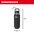 thumbnail image 3 of Termo Milwaukee PACKOUT 1.06L Botella Aislada con Tapa, 3 of 3