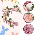 thumbnail image 6 of JHEHF 3.28 Ft Easter Garland Pastel Easter Eggs Hanging Rustic Spring Vine String for Mantle Gifts Home Decor Wall Window Table Seasonal Decoration Wreath Making, 6 of 8