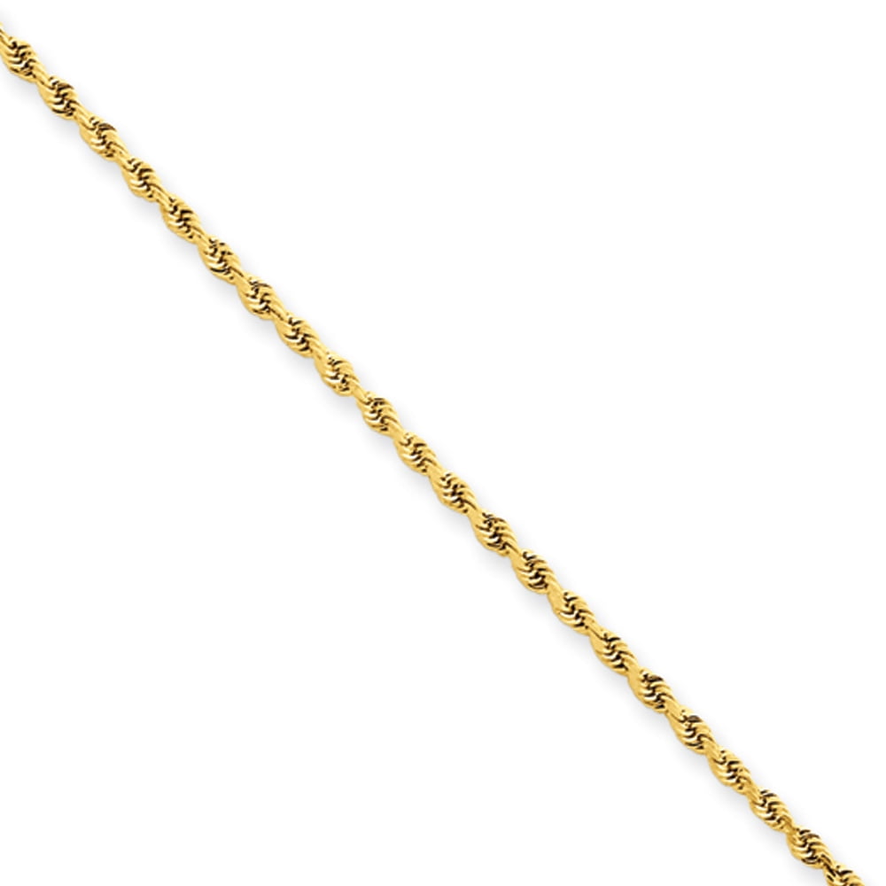 Roy Rose Jewelry 14K White Gold 1.2mm Parisian Wheat Chain Necklace ~ Length 14'' inches