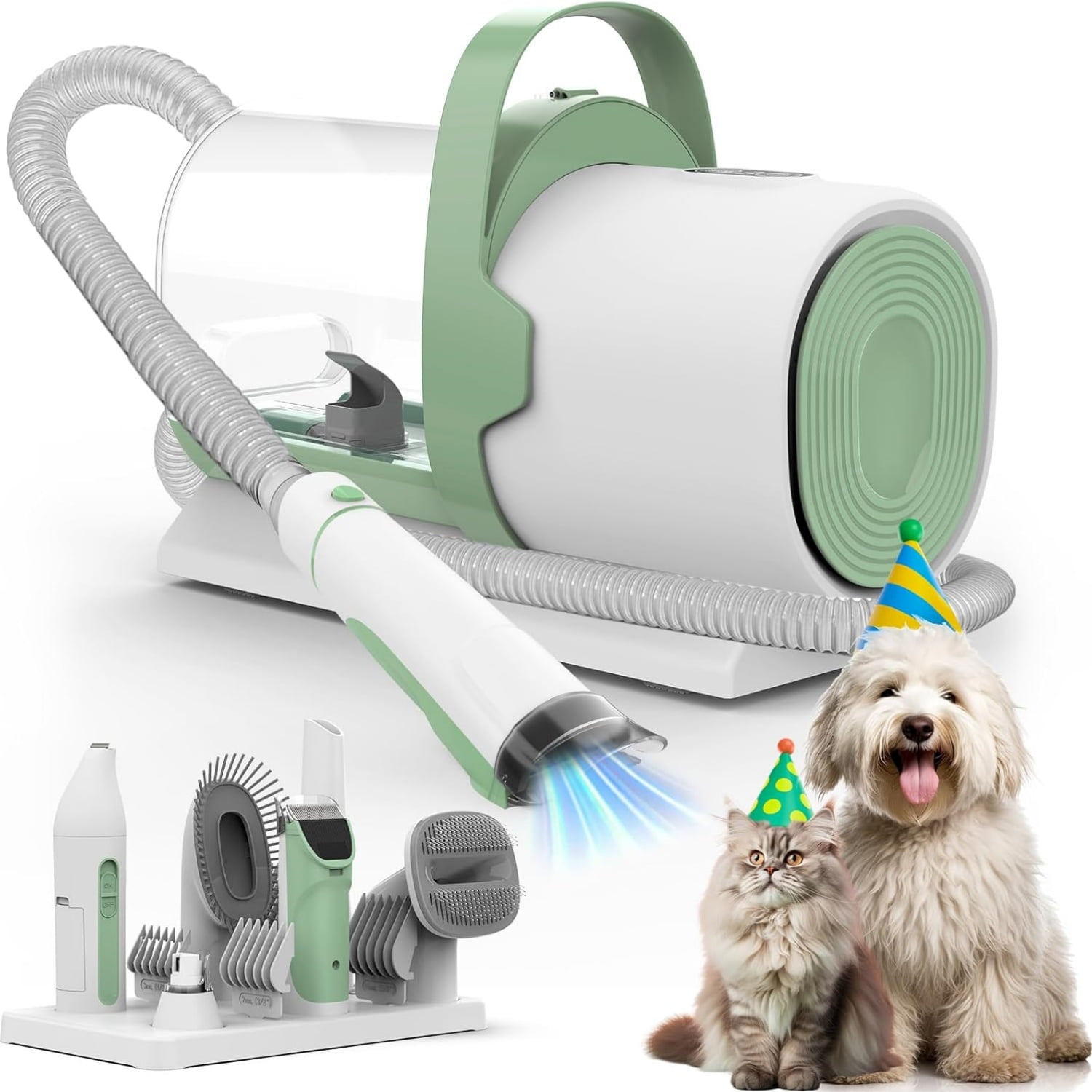 Neabot, Pet Grooming Kit, P1 Pro with Vacuum, Low Noise for Dogs