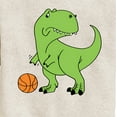 thumbnail image 3 of Instant Message - Trex Basketball - Toddler & Youth Crewneck Fleece Sweatshirt, 3 of 6
