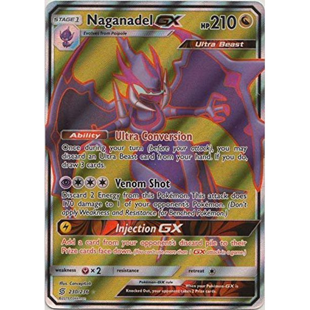 Naganadel GX 230/236 Full Art Ultra Rare Unified Minds