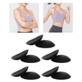 thumbnail image 2 of kurtrusly 5Pairs Womens Bra Inserts Pads Soft Swimsuit Padding Inserts Breast Cups Black, 2 of 7