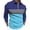 Sky Blue, variant on Long Sleeve Shirts for Men Business Casual Tops for Men, Formal Zip Mock Lapel Collar Patchwork Stiple Print Golf Shirts for Men, Softy Lightwight Shirts Gifts for Him(Navy,3XL)