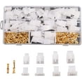 thumbnail image 1 of Kit de conectores automotrices de 380 piezas de 2,8 mm, 2, 3, 4 y 6 pines, para motocicletas, coches, camiones, scooters, barcos e instrumentos eléctricos., 1 of 7