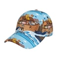 thumbnail image 1 of Balery Animals on Noah's Ark Floating Gorra de béisbol de tamaño ajustable para correr, entrenar y actividades al aire libre. Gorra de papá para todas las estaciones., 1 of 6