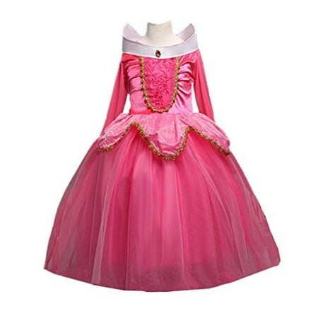 - dreamhigh sleeping beauty princess aurora party girls costume dress size 3-4 years