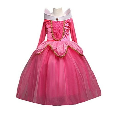 dreamhigh sleeping beauty princess aurora party girls costume dress size 3-4 years