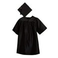 thumbnail image 1 of Kindergarten Graduation Gown Cap Tassel Shiny Robe Gown,Charm, 1 of 3