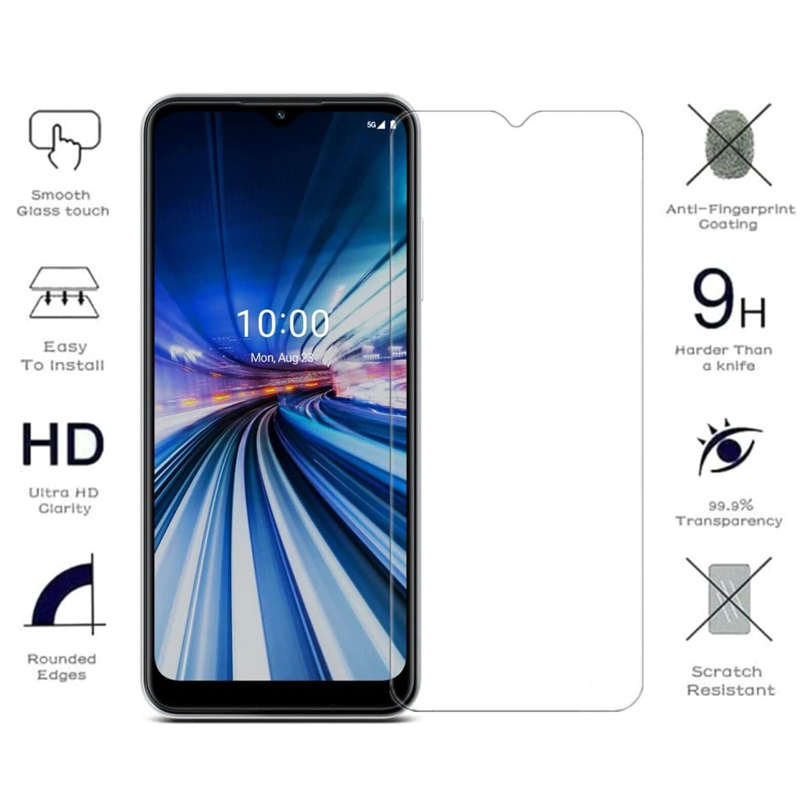 PST [2 Packs] Samsung XCover 6 Pro Screen Protector, Tempered Glass Screen Protector with Case Friendly & Bubble Free