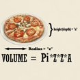 thumbnail image 3 of CafePress - Pizza Pi Light T Shirt - Men's Classic Graphic T-Shirt, 3 of 4