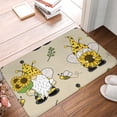 thumbnail image 4 of Goofa 16"x24" Inches Gnomes Bees And Sunflowers Doormats for Outdoor Entrance - Non-Slip Welcome Mat, Heavy Duty Door Mats Outdoor, Spring Doormat, 4 of 9