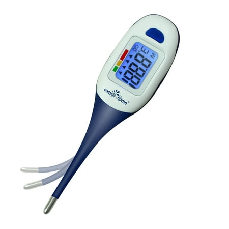 Digital Medical Baby Fever Oral Thermometer, Rectal or Axillary Underarm Body Temperature Measurement with backlit LCD display, waterproof flexible tip,test completion & fever (Best Baby Temperature Thermometer)