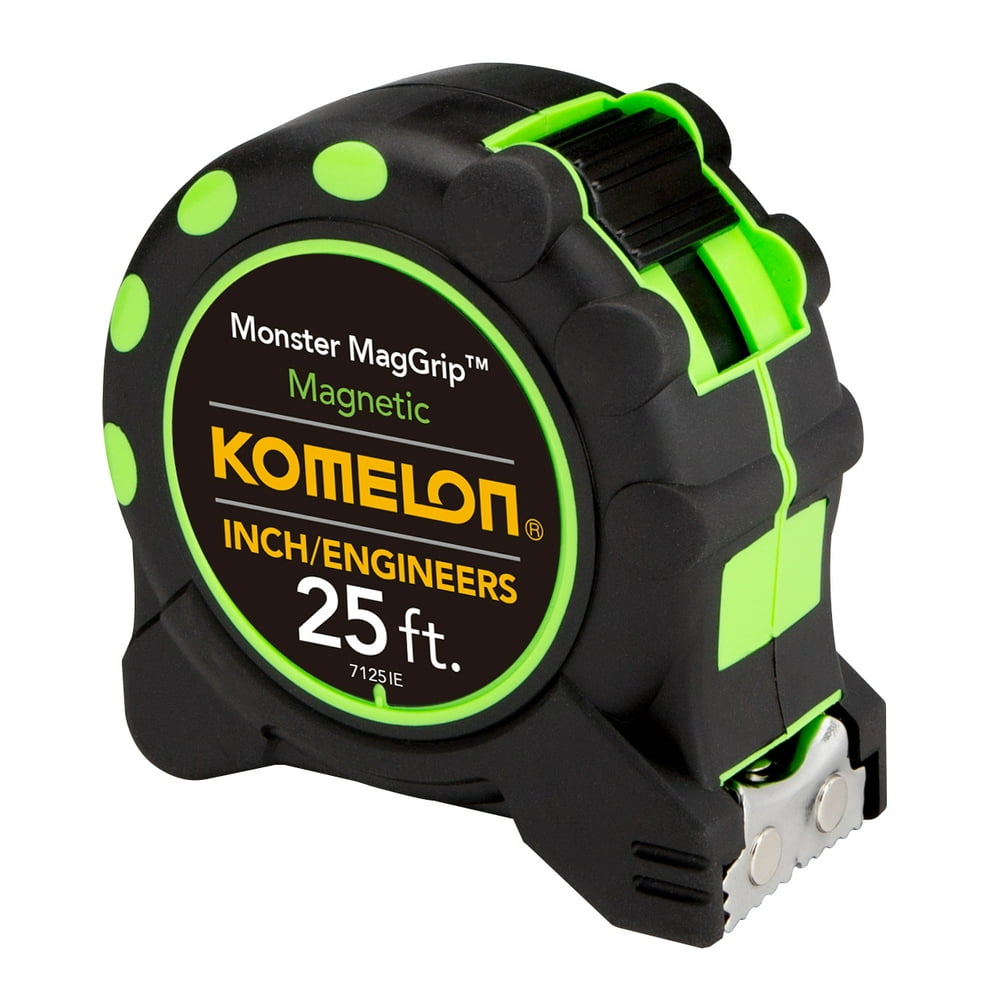Komelon 25ft Monster MagGrip (Inch/Engineer) Tape Measure