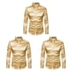 thumbnail image 2 of Sonducket Slim Fit Camisetas de manga larga para hombres - Transpirable y lavable a máquina Camisa de satén para hombres Camisa formal de manga Type1 NO1, 2 of 6