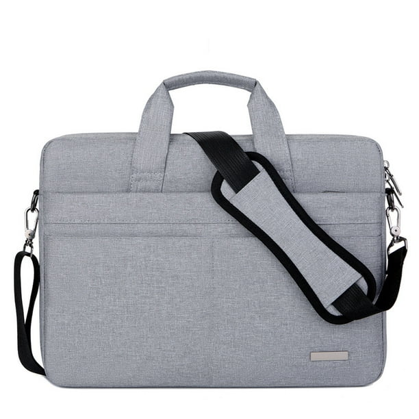Sac pour ordinateur portable de 15,6 pouces - Imperméable - Grand sac de  transport pour ordinateur portable - Pour voyage, travail, affaires, gris