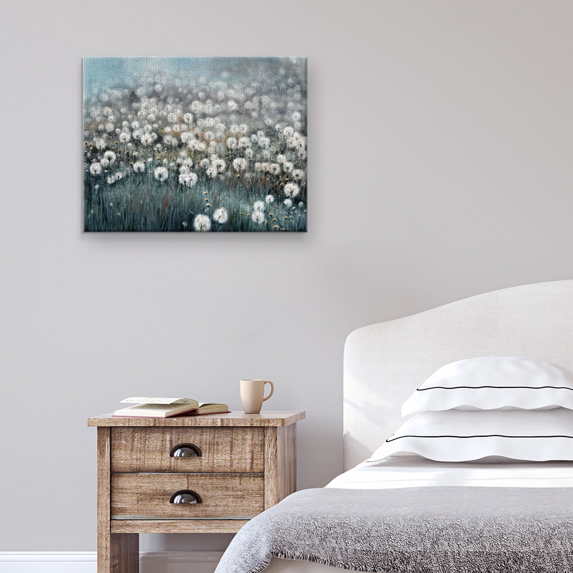 Masterpiece Art Gallery Field Of Dreams Dandelions By Sandy Doonan Canvas Art Print 22" x 28"