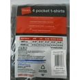 thumbnail image 2 of Hanes Men's Pocket T-shirts 4-pack Sizes M-3X Black, Gray, Red or Blue, 2 of 7