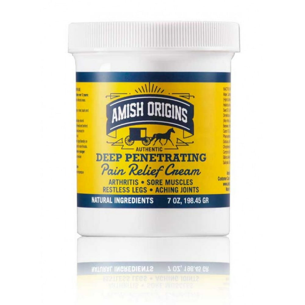 Amish Origins Deep Greaseless Cream, Supports Pain Relief