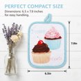 thumbnail image 6 of REGALWOVEN 2 Pcs Pot Holders, Heat Resistant Trivets, Non-Slip Hot Pads for Countertops, Oven Pot Holders for Cooking, Baking, and BBQ Cake 6.5x7.9inch, 6 of 6